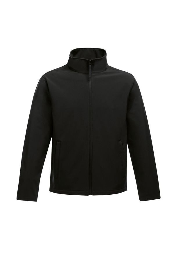 Regatta - Męski Softshell Ablaze. Kolor: czarny, wielokolorowy, brązowy, zielony. Materiał: softshell. Sport: turystyka piesza