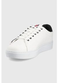 Colmar sneakersy white-anthracite kolor biały. Nosek buta: okrągły. Zapięcie: sznurówki. Kolor: biały. Materiał: guma