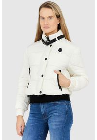 Invicta - INVICTA Kremowa puchowa kurtka damska Isidore, Rozmiar L. Kolor: biały. Materiał: puch #1