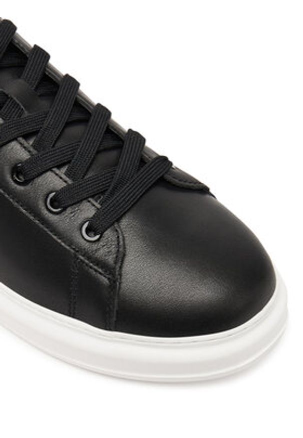 Karl Lagerfeld - KARL LAGERFELD Sneakersy KL52535A Czarny. Kolor: czarny. Materiał: skóra