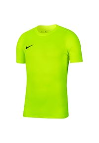 Koszulka z krótkim rękawem Nike PARK 7 BV6741 702 Kolor Zielony. Kolor: zielony. Długość rękawa: krótki rękaw. Technologia: Dri-Fit (Nike). Długość: krótkie