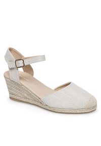 Jenny Fairy Espadryle WYL2610-2 Beżowy. Kolor: beżowy. Materiał: materiał