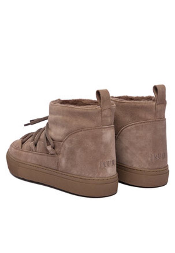 Inuikii Śniegowce Classic Low 2001.001.0021 Brązowy. Kolor: brązowy. Materiał: skóra, zamsz