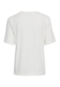 ICHI T-Shirt 20118311 Biały Regular Fit. Kolor: biały #7