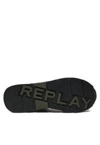 Replay - REPLAY Sneakersy Arthur Ry Mid Mid-Top GMS68.000.C0091S Czarny. Kolor: czarny. Materiał: skóra #5