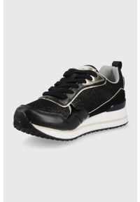 U.S. Polo Assn. sneakersy kolor czarny. Nosek buta: okrągły. Zapięcie: sznurówki. Kolor: czarny. Obcas: na platformie #3