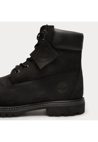 Timberland - TIMBERLAND Premium 6 Inch Boot W Trapery damskie. Okazja: na co dzień. Kolor: czarny. Materiał: materiał, guma, skóra. Szerokość cholewki: normalna. Sezon: zima. Styl: casual #6