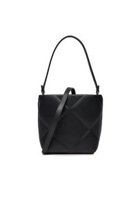 Calvin Klein Torebka Quilt K60K611666 Czarny. Kolor: czarny. Materiał: skórzane #5