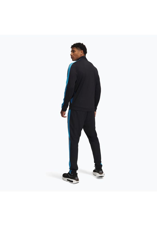 Dres męski Under Armour UA Knit Track Suit. Kolor: czarny. Materiał: dresówka
