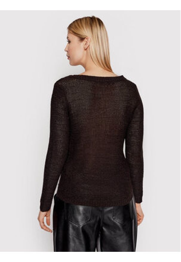 only - ONLY Sweter Geen 15113356 Czarny Regular Fit. Kolor: czarny. Materiał: syntetyk