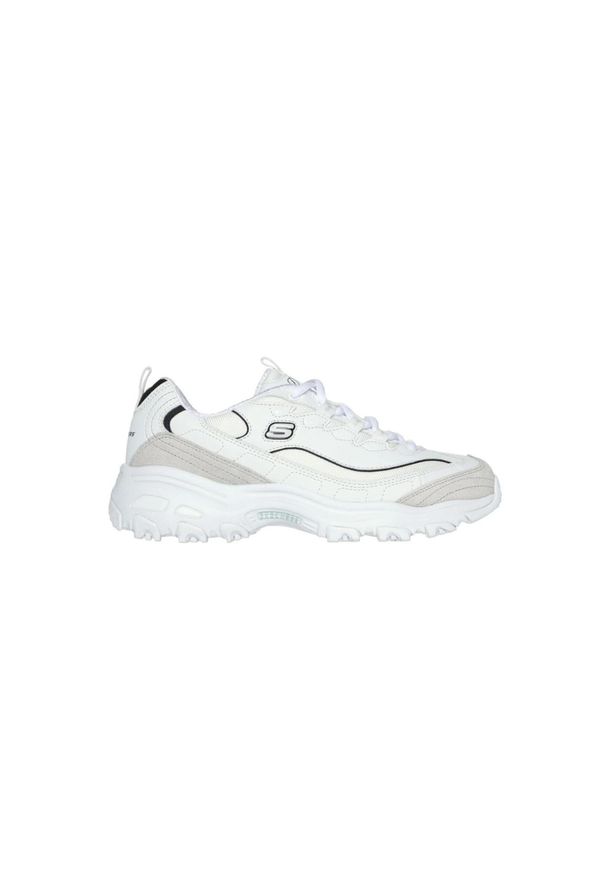 skechers - Buty damskie SKECHERS D'Lites New Heat. Kolor: biały