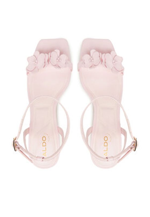 Aldo Sandały Daisyrose 13964636 Różowy. Kolor: różowy. Materiał: skóra