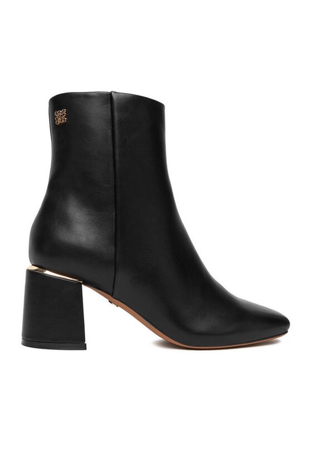 Nine West Botki CEO-LATIFA-01 Czarny. Kolor: czarny. Materiał: skóra