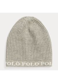 Polo Ralph Lauren Czapka 455898827002 Szary. Kolor: szary. Materiał: akryl, materiał