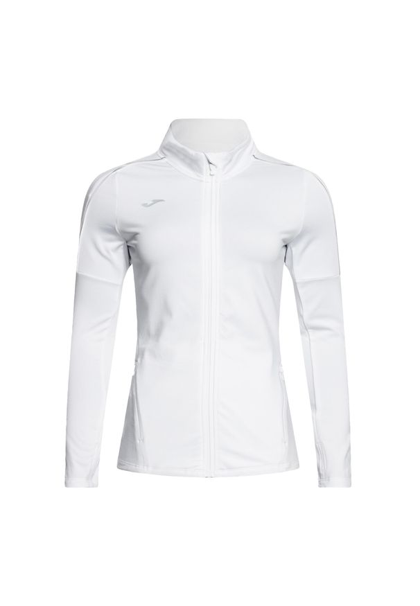 Bluza do biegania damska Joma R-City Full Zip. Kolor: biały