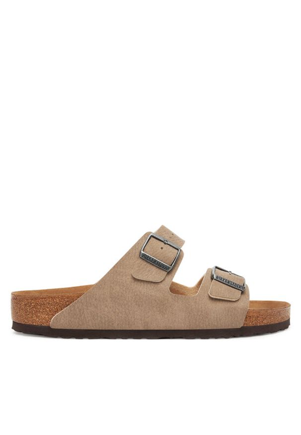 Birkenstock Klapki Arizona Vegan 1025779 Beżowy. Kolor: beżowy. Materiał: skóra