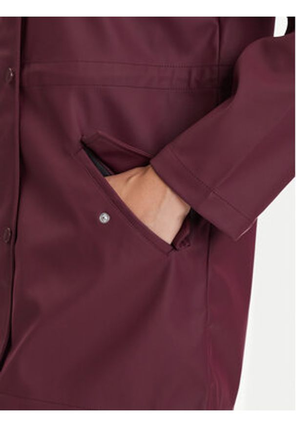 Vero Moda Kurtka przeciwdeszczowa Malou 10266982 Bordowy Regular Fit. Kolor: czerwony. Materiał: syntetyk