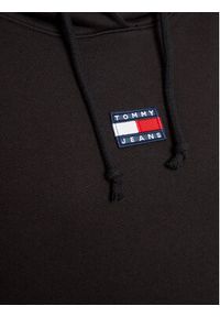 Tommy Jeans Curve Bluza Center Badge DW0DW15100 Czarny Boxy Fit. Kolor: czarny. Materiał: bawełna