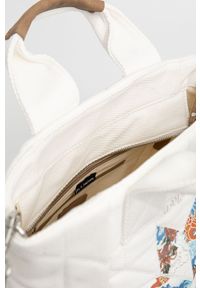 Desigual torebka 22SAXA37 kolor biały. Kolor: biały. Rodzaj torebki: na ramię #3
