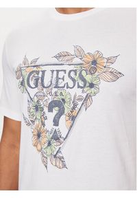 Guess T-Shirt M4GI11 I3Z14 Biały Slim Fit. Kolor: biały. Materiał: bawełna #4