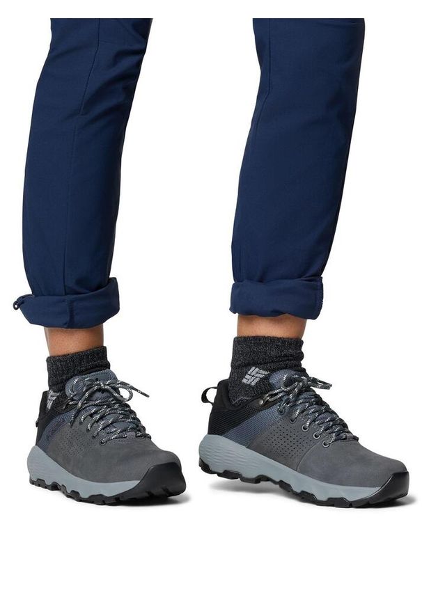 columbia - Buty turystyczne damskie Columbia Newton Nimble LTR. Kolor: szary. Styl: sportowy