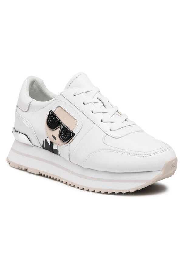 Karl Lagerfeld - Sneakersy KARL LAGERFELD. Kolor: biały