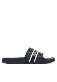 Klapki Emporio Armani. Kolor: niebieski