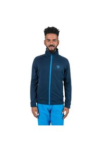 Bluza męska Rossignol Blackside Fleece Fz. Kolor: niebieski