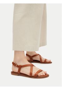 Jenny - JENNY Sandały WFA3719-1 Brązowy. Kolor: brązowy. Materiał: materiał, syntetyk #5
