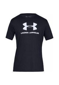 Koszulka treningowa męska Under Armour Sportstyle Logo. Kolor: czarny #1