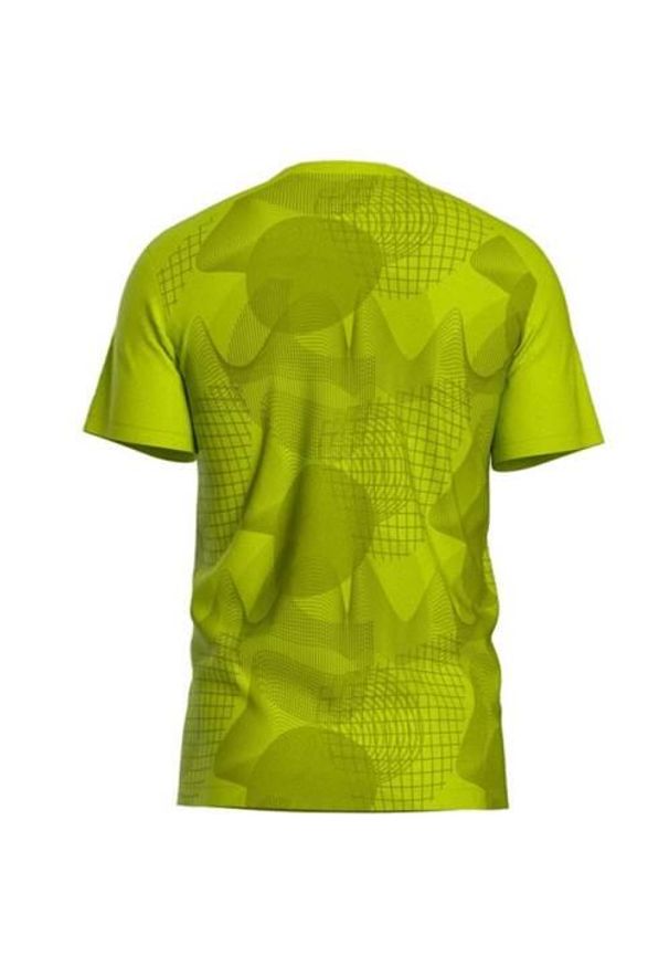 Koszulka treningowa męska Joma Challenge. Kolor: zielony, żółty, wielokolorowy. Materiał: poliester. Długość rękawa: krótki rękaw. Długość: krótkie