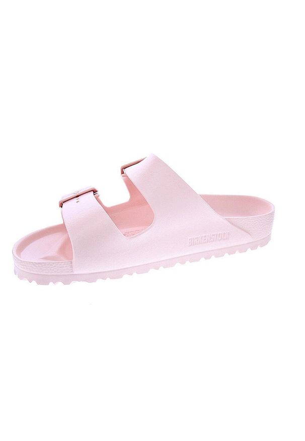 Klapki damskie Birkenstock Arizona Eva. Zapięcie: klamry. Kolor: różowy. Materiał: syntetyk, materiał. Sezon: lato. Sport: turystyka piesza