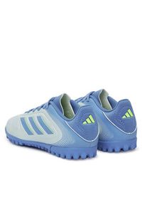 Adidas - adidas Buty do piłki nożnej Copa Pure 3 Club Turf IE1186 Niebieski. Kolor: niebieski. Materiał: skóra