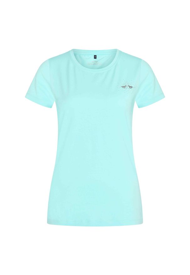 HV POLO - Koszulka damska HV Polo Classic. Typ kołnierza: polo. Kolor: niebieski, wielokolorowy, zielony