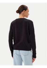 Tommy Jeans Sweter Essential DW0DW19888 Czarny Regular Fit. Kolor: czarny. Materiał: bawełna