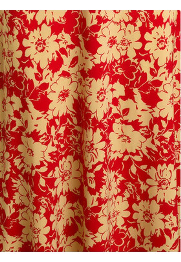 Lauren Ralph Lauren - LAUREN RALPH LAUREN Sukienka letnia 200P09092001 Czerwony Regular Fit. Kolor: czerwony. Materiał: syntetyk. Sezon: lato