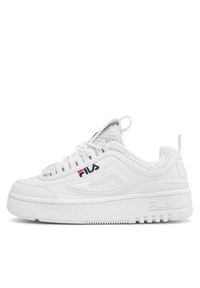 Fila Sneakersy Fx Disruptor Wmn 1011386.1FG Biały. Kolor: biały. Materiał: skóra #7