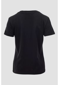 Guess - GUESS Czarny damski t-shirt na krótki rękaw z cyrkoniami Romy, Rozmiar M. Okazja: na co dzień. Kolor: czarny. Długość rękawa: krótki rękaw. Długość: krótkie. Styl: elegancki, casual #5