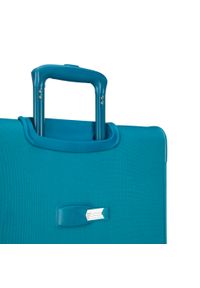 Wittchen - Duża walizka miękka jednokolorowa turkusowa. Kolor: turkusowy. Materiał: poliester. Styl: elegancki #8