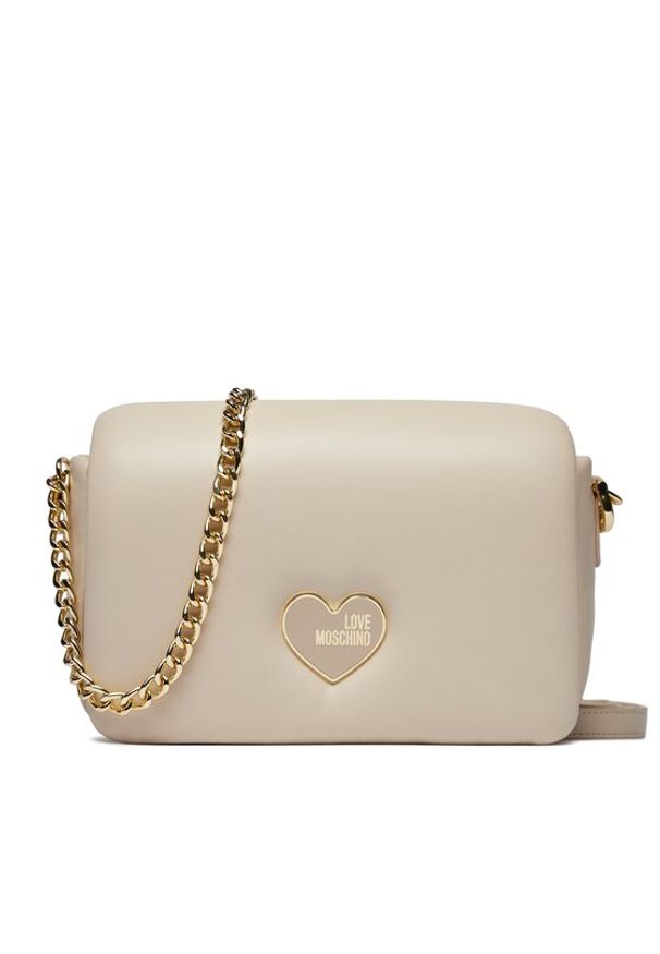 Love Moschino - LOVE MOSCHINO Torebka JC4272PP0HKN0110 Beżowy. Kolor: beżowy. Materiał: skórzane