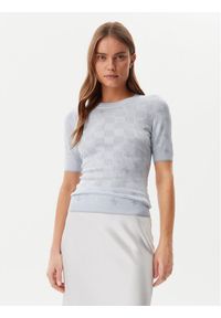 Guess Sweter W5GR20 Z3D60 Niebieski Regular Fit. Kolor: niebieski. Materiał: wiskoza #1