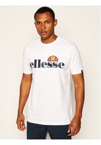 Ellesse T-Shirt Sl Prado Tee SHC07405 Biały Regular Fit. Kolor: biały. Materiał: bawełna