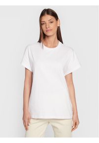 outhorn - Outhorn T-Shirt TTSHF135 Biały Regular Fit. Kolor: biały. Materiał: bawełna