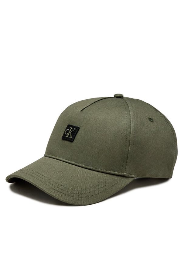Calvin Klein Czapka z daszkiem Archive Cap K50K511427 Khaki. Kolor: brązowy. Materiał: materiał