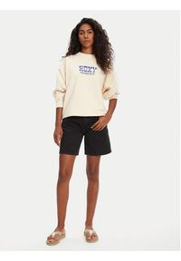 Roxy Bluza ERJFT04941 Beżowy Regular Fit. Kolor: beżowy. Materiał: bawełna #4