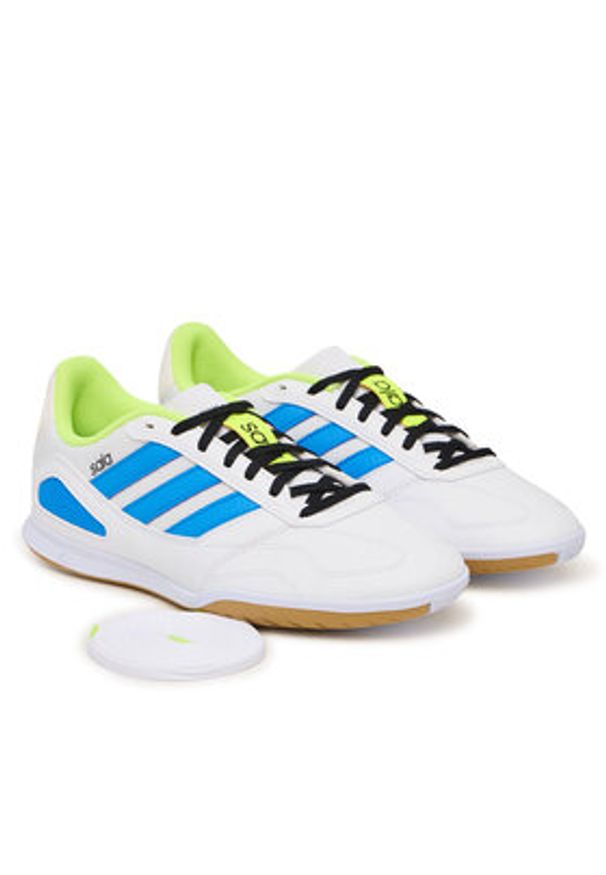 Adidas - adidas Buty do piłki nożnej Super Sala Competition III JP6988 Biały. Kolor: biały. Materiał: materiał