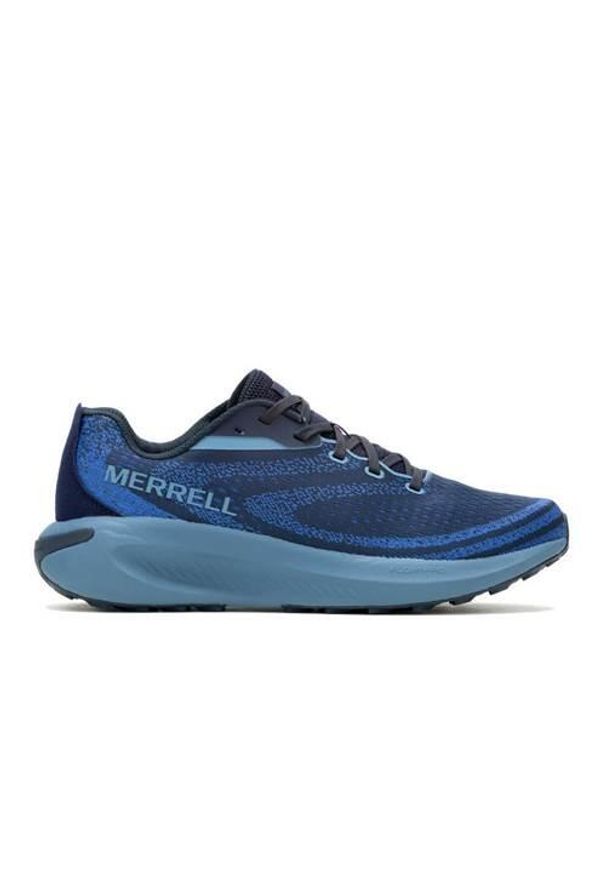 Buty do biegania męskie Merrell Morphlite. Kolor: niebieski. Materiał: materiał, syntetyk. Szerokość cholewki: normalna. Sport: bieganie