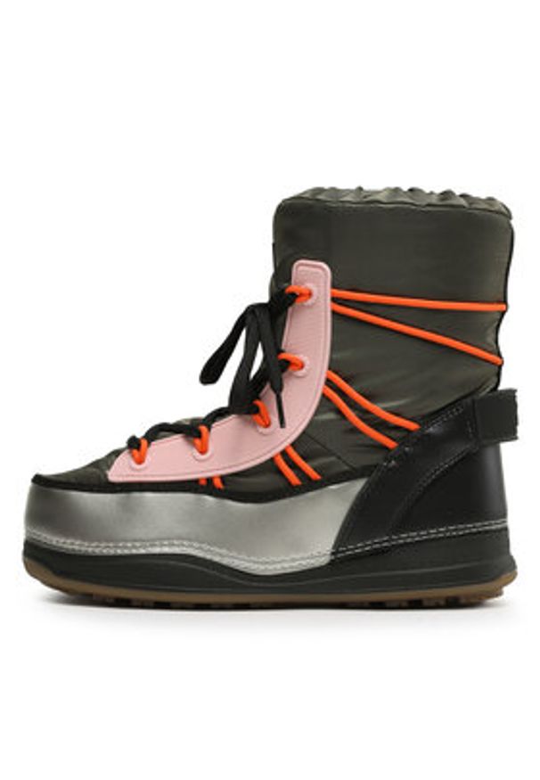 Bogner Śniegowce La Plagne 1M 32247084 Khaki. Kolor: brązowy. Materiał: skóra
