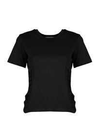 Silvian Heach T-Shirt | CVP23123TS | Kobieta | Czarny. Kolor: czarny. Materiał: bawełna. Długość rękawa: krótki rękaw. Długość: krótkie