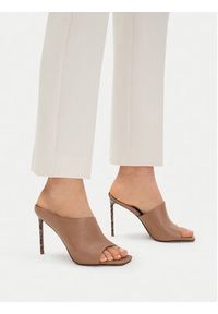 Eva Minge Klapki EO- SAMIRA-LT20136-159-1 Beżowy. Kolor: beżowy. Materiał: skóra #7